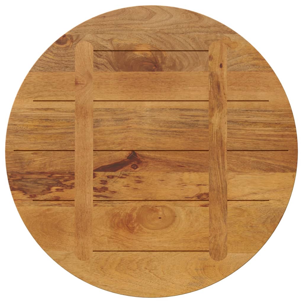 Table top Ø 70x2.5 cm round solid mango wood