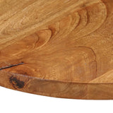 Table top Ø 70x2.5 cm round solid mango wood