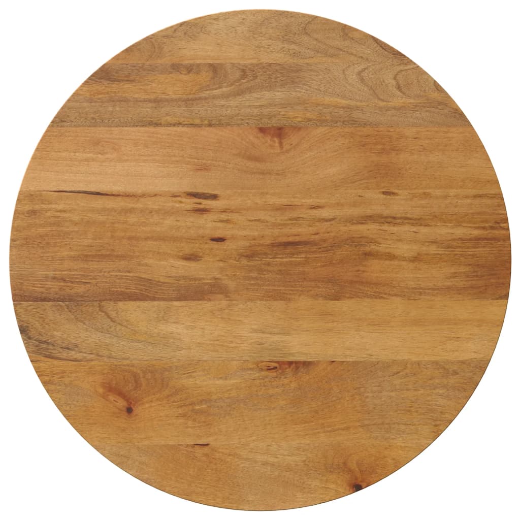 Table top Ø 70x3.8 cm round solid mango wood