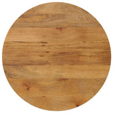 Table top Ø 70x3.8 cm round solid mango wood