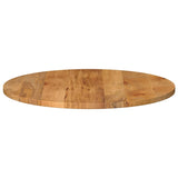 Table top Ø 70x3.8 cm round solid mango wood