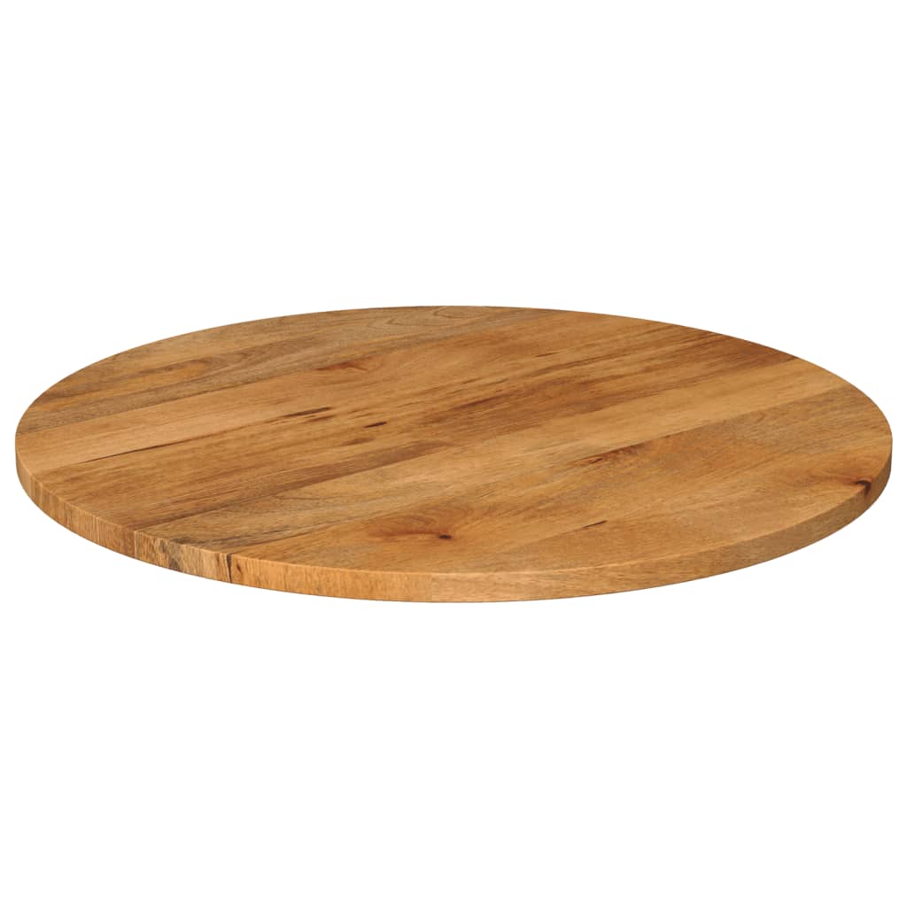 Table top Ø 80x2.5 cm round solid mango wood