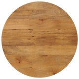 Table top Ø 80x3.8 cm round solid mango wood