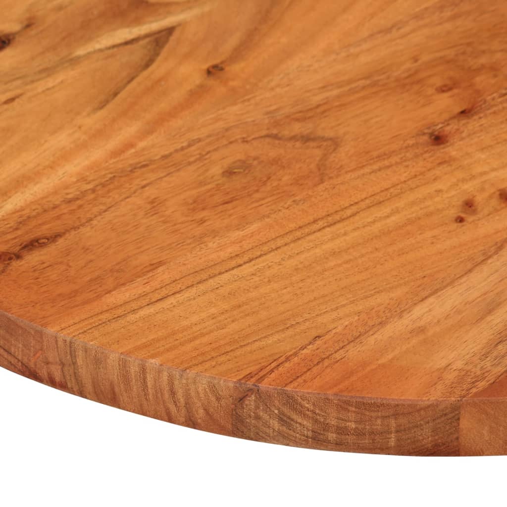 Table top 100x40x2.5 cm oval solid acacia wood