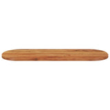 Table top 110x40x2.5 cm oval solid acacia wood