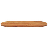 Table top 110x50x2.5 cm oval solid acacia wood