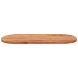 Table top 100x40x3.8 cm oval solid acacia wood