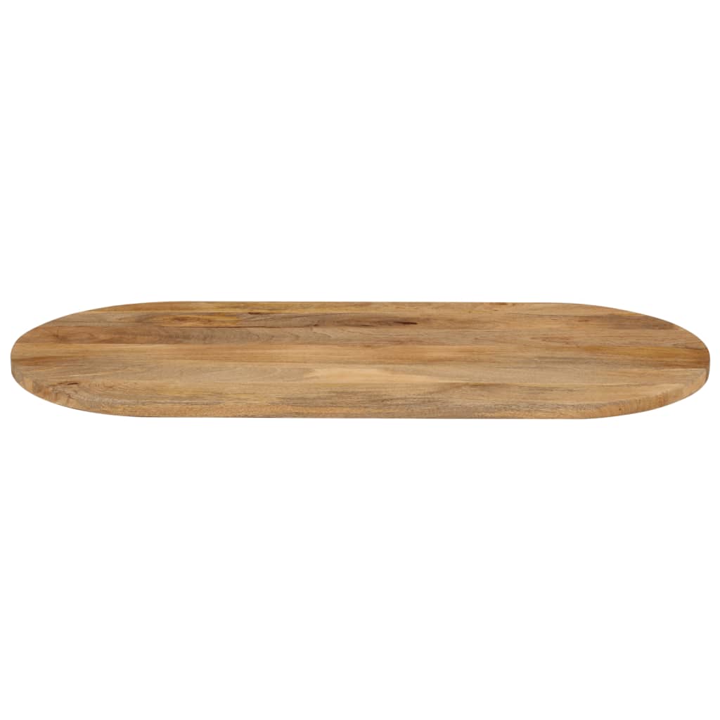 Dessus de table 90x40x2,5 cm ovale bois massif de manguier