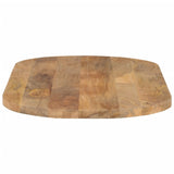 Table top 140x60x2.5 cm oval solid mango wood