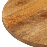 Table top 80x40x2.5 cm oval solid mango wood