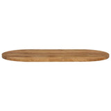 Table top 100x40x2.5 cm oval solid mango wood