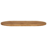 Table top 110x40x2.5 cm oval solid mango wood