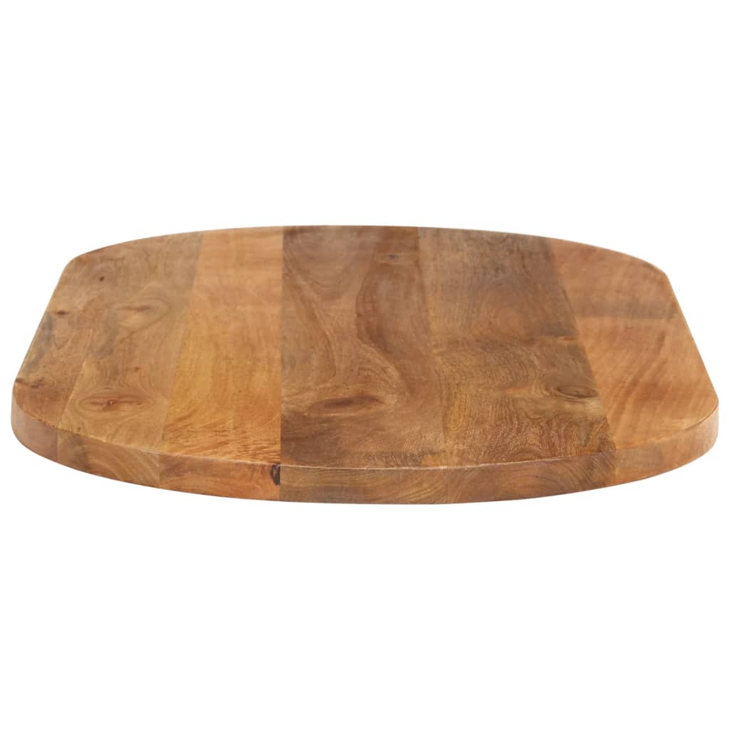 Table top 100x40x3.8 cm oval solid mango wood