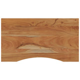 Desk top 100x50x2.5 cm rectangular solid acacia wood