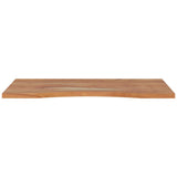 Desk top 100x50x2.5 cm rectangular solid acacia wood