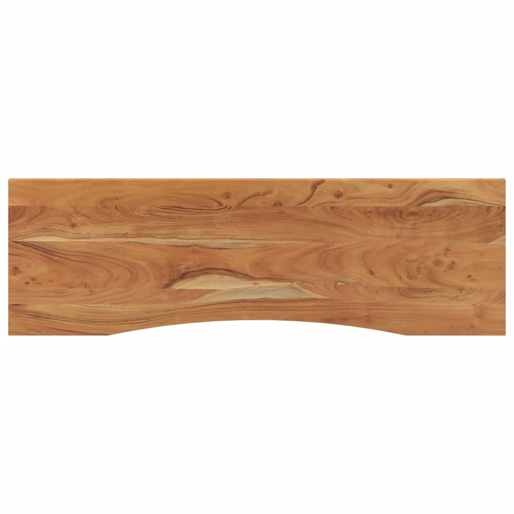 Dessus de bureau 140x50x2,5 cm rectangulaire bois massif acacia