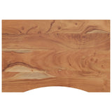 Dessus de bureau 80x60x2,5cm rectangulaire bois massif d'acacia