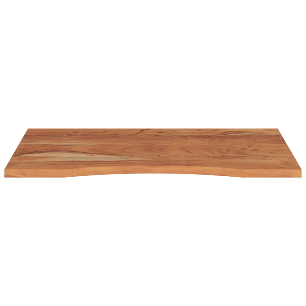 Dessus de bureau 80x60x2,5cm rectangulaire bois massif d'acacia