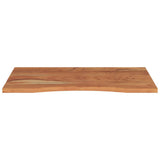 Desk top 90x60x2.5cm rectangular solid acacia wood