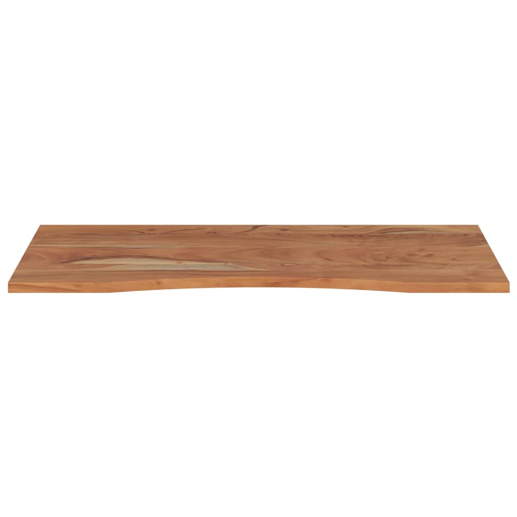 Desk top 110x60x2.5 cm rectangular solid acacia wood