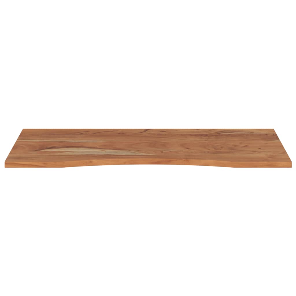 Desk top 120x60x2.5 cm rectangular solid acacia wood