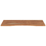 Desk top 120x60x2.5 cm rectangular solid acacia wood