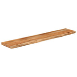 Table top 140x30x2.5 cm rectangular solid acacia wood