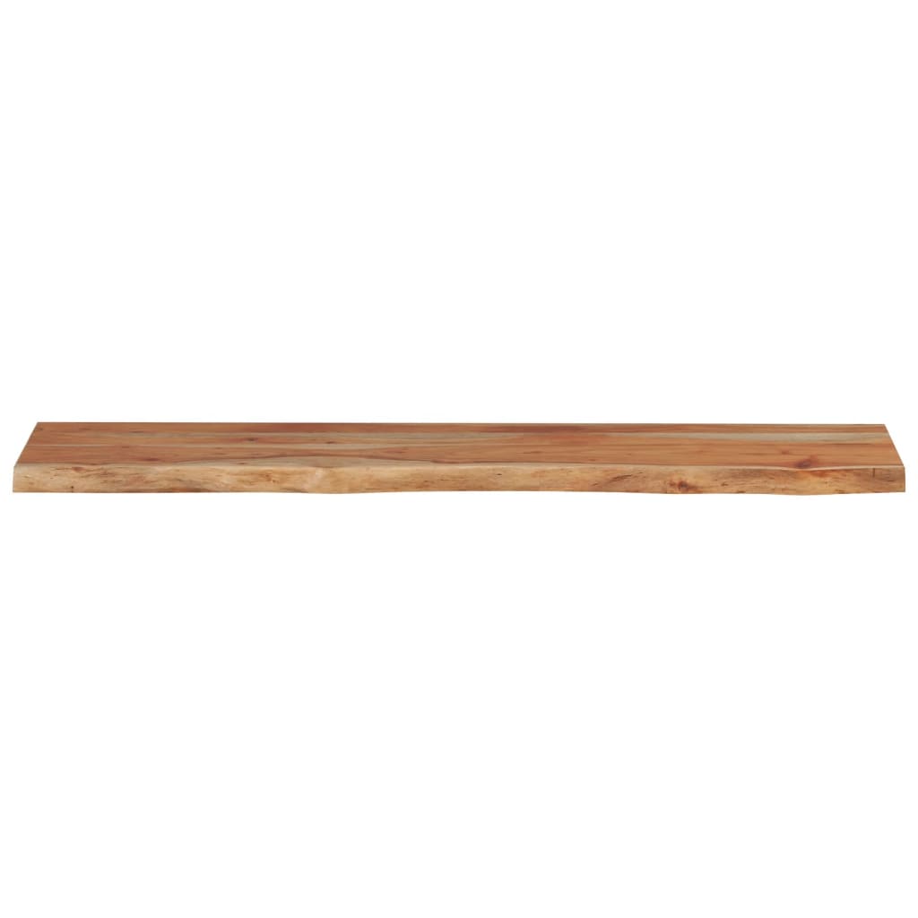 Table top 140x30x2.5 cm rectangular solid acacia wood