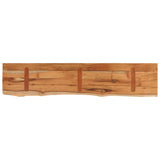 Table top 140x30x2.5 cm rectangular solid acacia wood