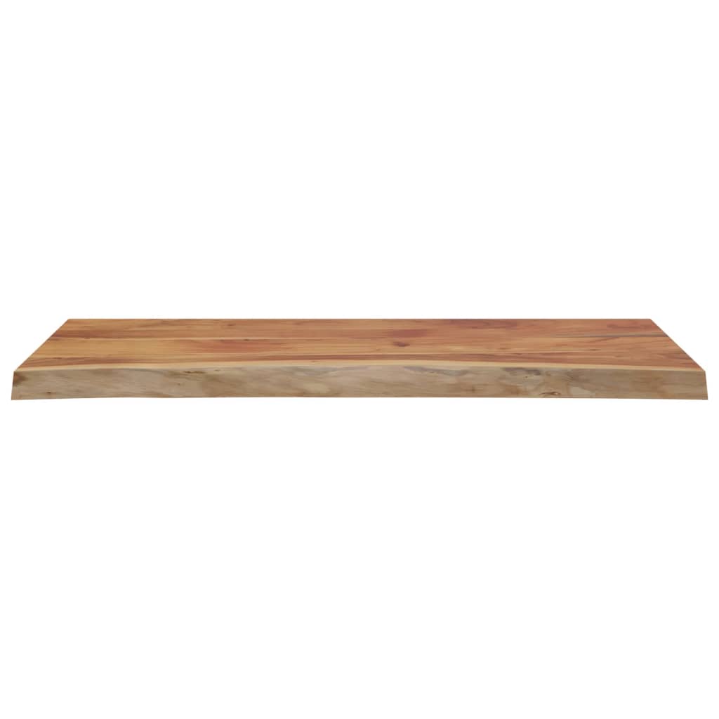 Table top 90x40x2.5 cm rectangular solid acacia wood