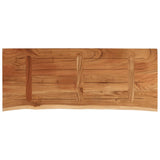 Table top 90x40x2.5 cm rectangular solid acacia wood