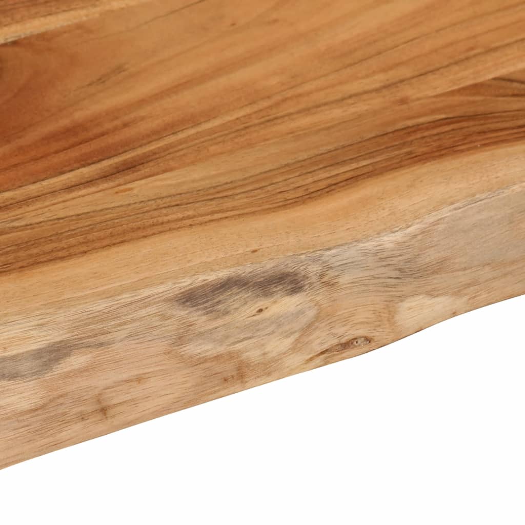 Dessus de table 100x40x2,5 cm rectangulaire bois massif acacia