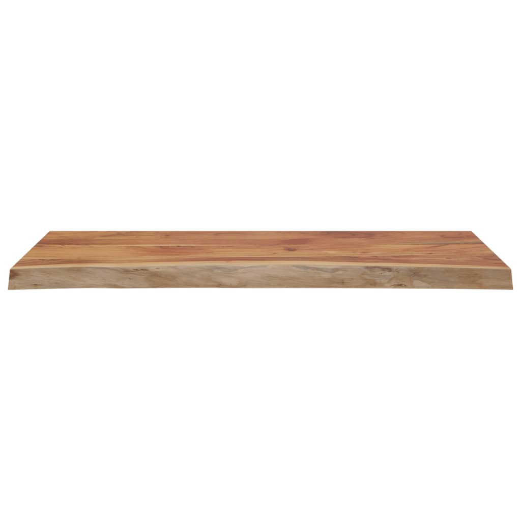 Table top 110x40x2.5 cm rectangular solid acacia wood