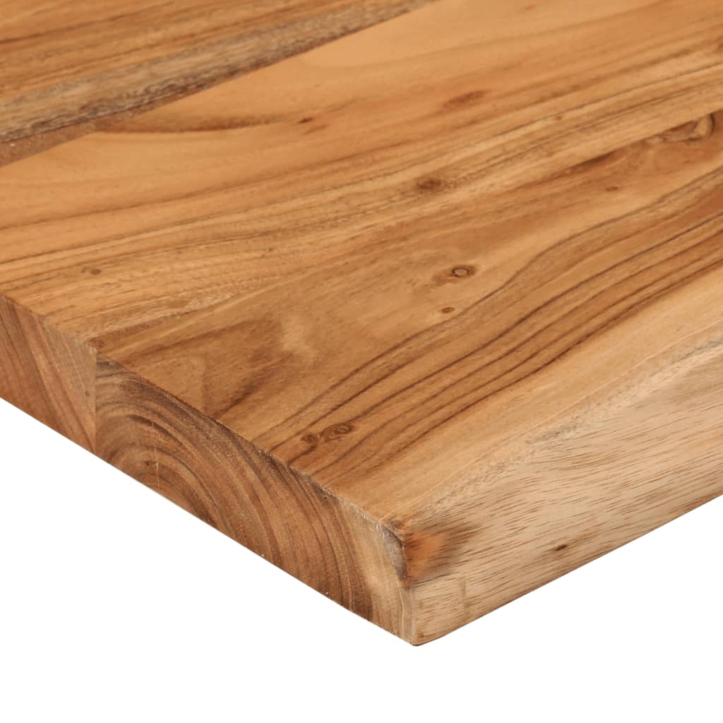 Table top 110x40x2.5 cm rectangular solid acacia wood