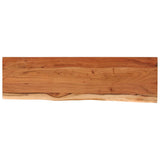 Table top 120x40x2.5 cm rectangular solid acacia wood