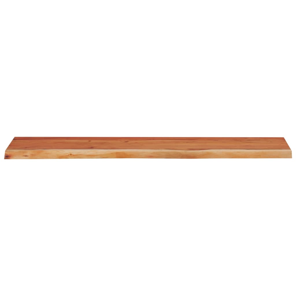 Table top 120x40x2.5 cm rectangular solid acacia wood