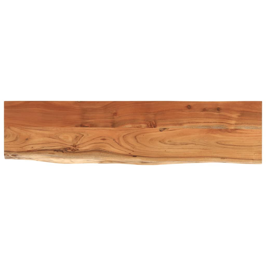 Table top 160x40x2.5 cm rectangular solid acacia wood