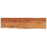 Table top 160x40x2.5 cm rectangular solid acacia wood