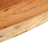 Table top 160x40x2.5 cm rectangular solid acacia wood