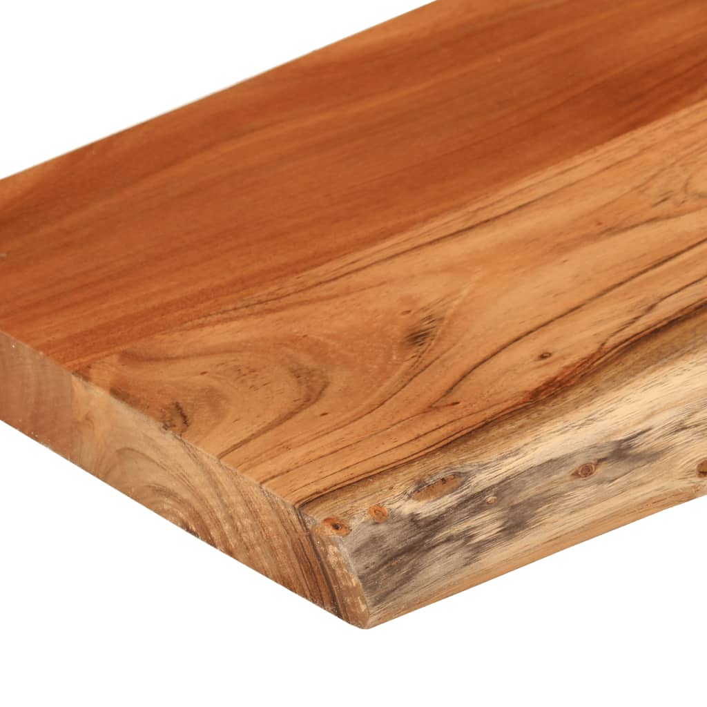 Table top 160x40x2.5 cm rectangular solid acacia wood