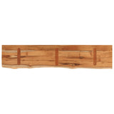 Table top 180x40x2.5 cm rectangular solid acacia wood