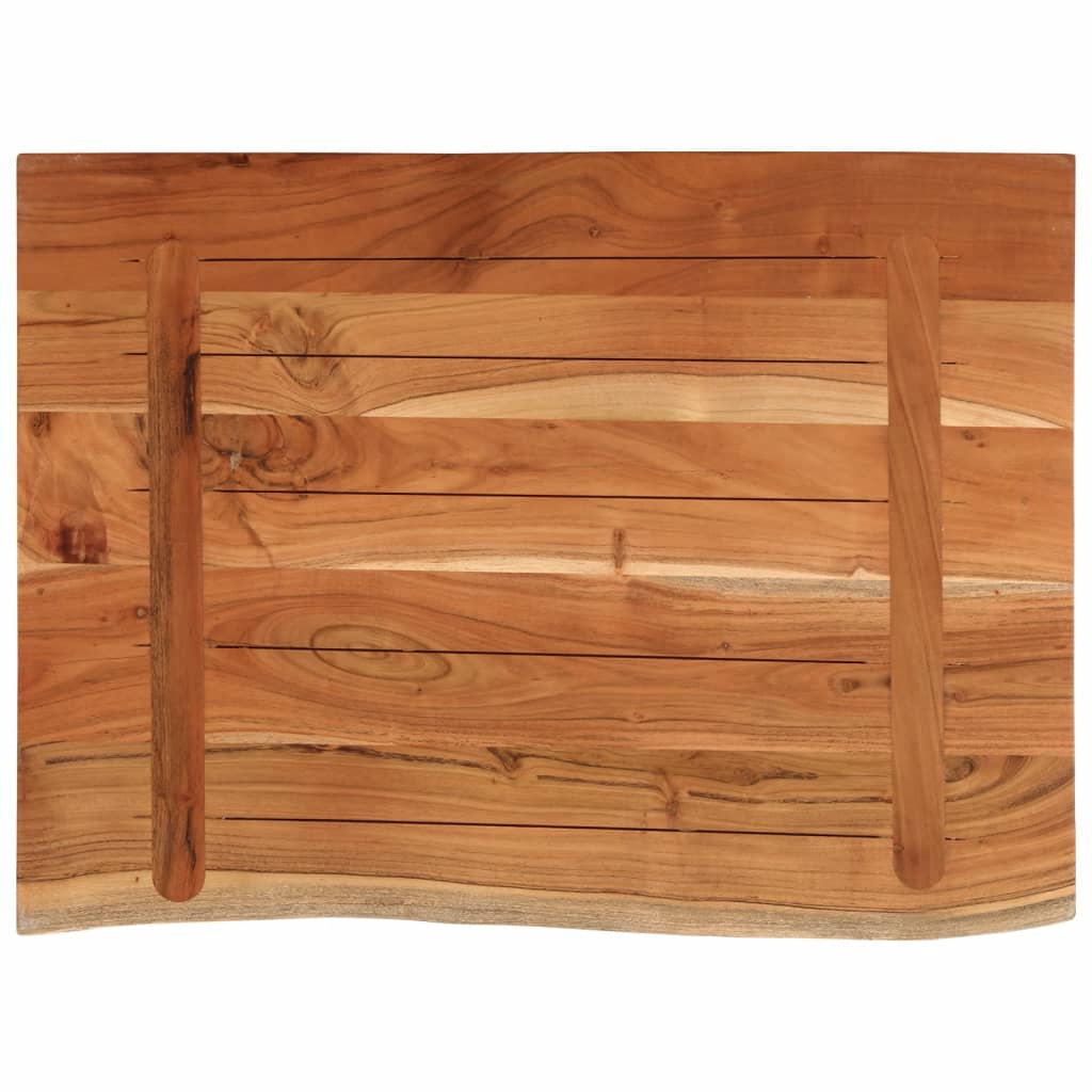 Bathroom counter 70x60x2.5 cm rectangular acacia