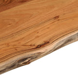 Bathroom counter 100x60x2.5 cm rectangular acacia