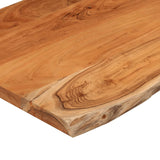 Bathroom counter 100x60x2.5 cm rectangular acacia