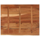 Table top 100x80x2.5 cm rectangular solid acacia wood