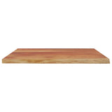 Table top 110x80x2.5 cm rectangular solid acacia wood