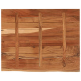 Table top 110x80x2.5 cm rectangular solid acacia wood