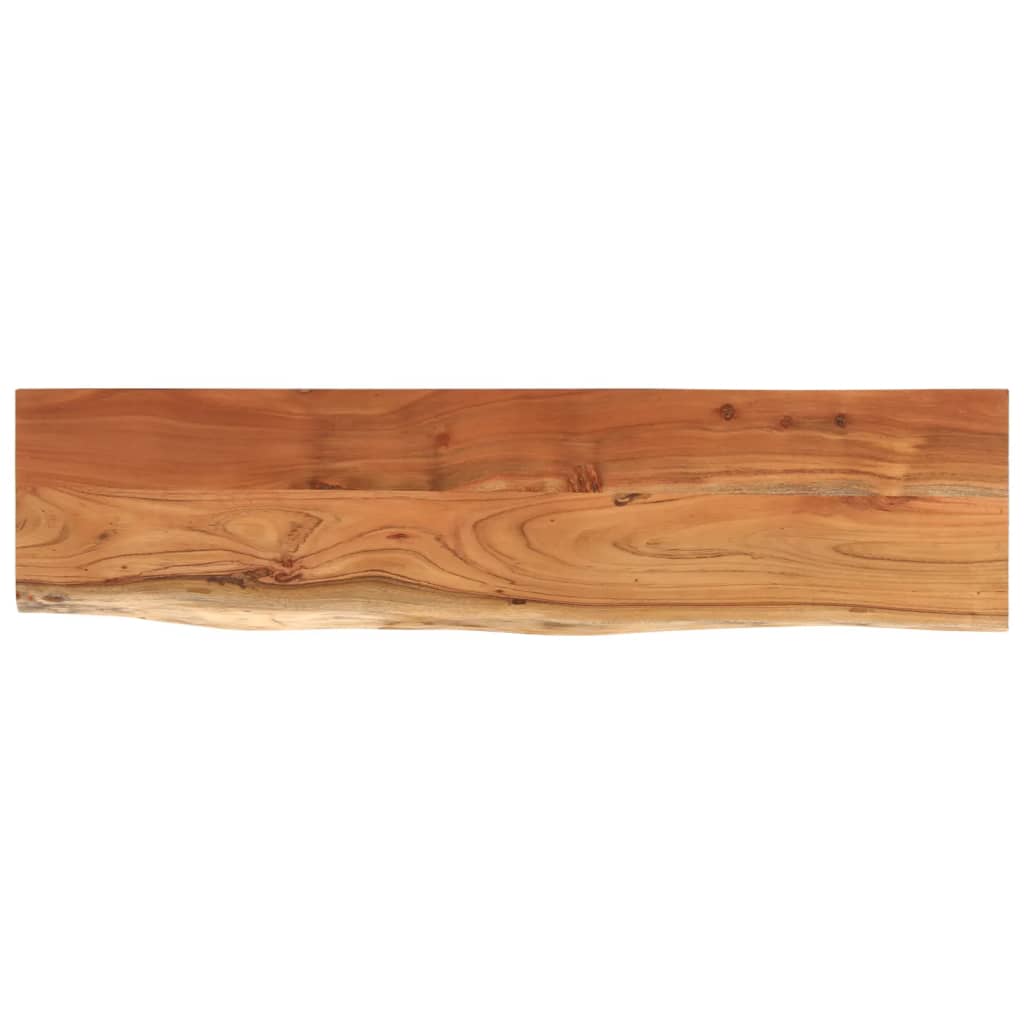 Table top 160x40x3.8 cm rectangular solid acacia wood