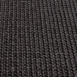 Tapis en sisal pour griffoir noir 66x350 cm