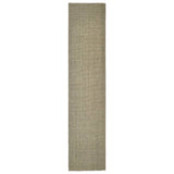 Tapis en sisal pour griffoir taupe 66x300 cm